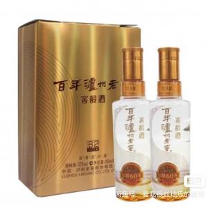 泸州老窖窖龄酒窖龄60年100ml52度  每盒两瓶共200